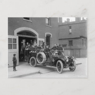 Postal Escuadrón de Bomberos Packard, 1911