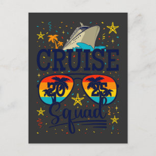 Postal Escuadrón de Crucero Vacaciones Crucero 2025