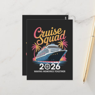 Postal Escuadrón de Crucero Vacaciones de Verano 2026
