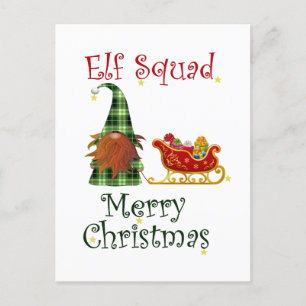 Postal Escuadrón Elf feliz navidad