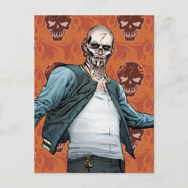 Postal Escuadrón suicida | El Diablo Comic Book Art (Anverso)
