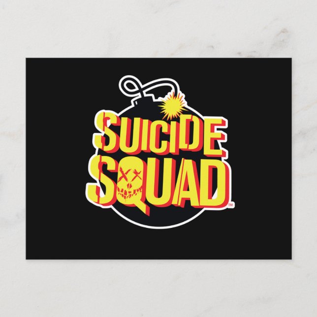 Postal Escuadrón suicida | Logotipo de bomba (Anverso)
