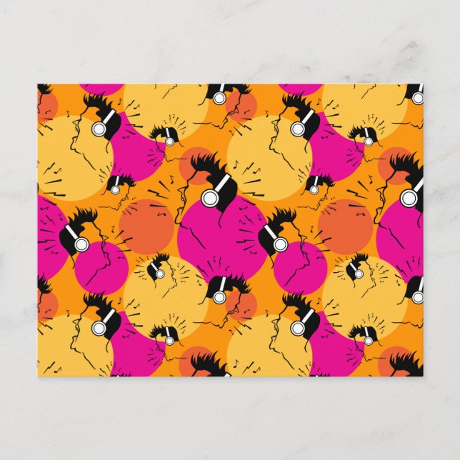 Postal Escuchar y cantar (Anverso)