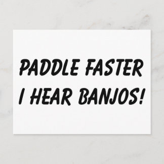 POSTAL ¡ESCUCHO A BANJOS!