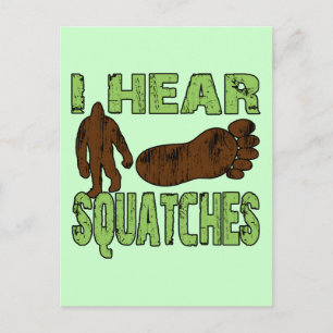 Postal Escucho Squatches