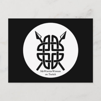 Postal Escudo celta, MeWarriorWoman en Twitch