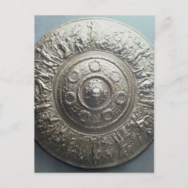 Postal Escudo con la cabeza de Medusa, 1552 (Anverso)