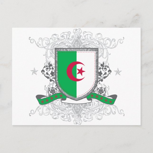 Postal Escudo de Argelia (Anverso)