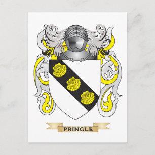 Postal Escudo de armas a la intemperie (escudo familiar)