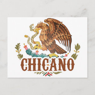 Postal Escudo de Armas Chicano de México
