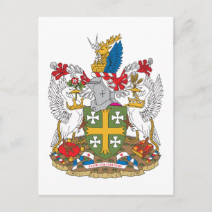 Postal Escudo de armas de Abingdon