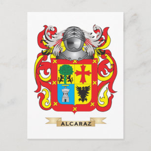 Postal Escudo de armas de Alcaraz (escudo familiar)