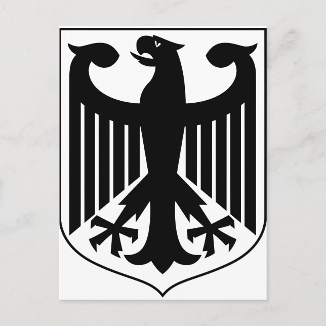 Postal Escudo de armas de Alemania (Anverso)
