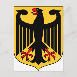 Postal Escudo de armas de Alemania