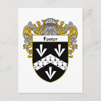 Postal Escudo de armas de aleta (Mantled)