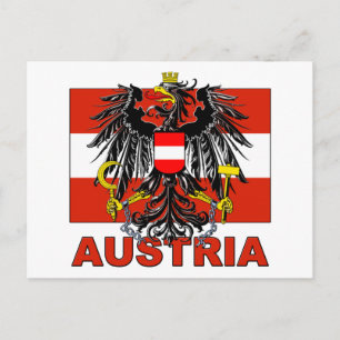 Postal Escudo de armas de Austria