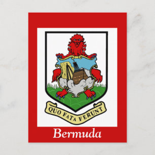 Postal Escudo de Armas de Bermudas