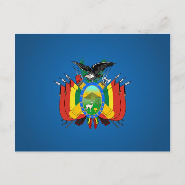 Postal Escudo de armas de Bolivia (Anverso)