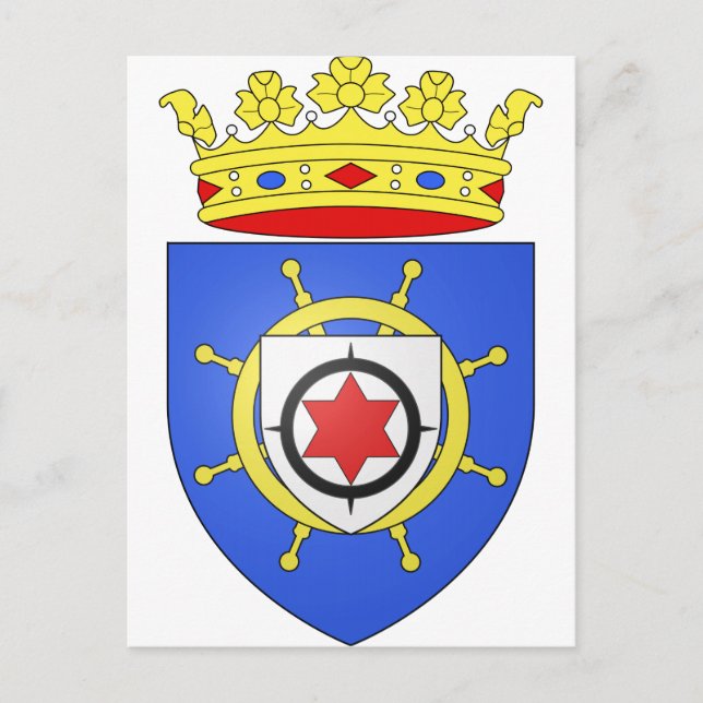 Postal Escudo de armas de Bonaire (Anverso)
