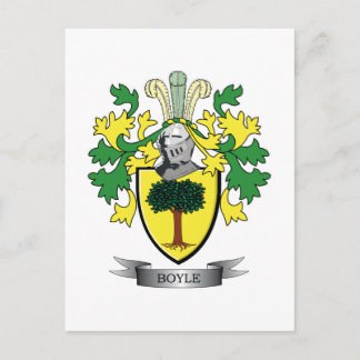 Postal Escudo de armas de Boyle