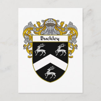 Postal Escudo de armas de Buckley (Mantled)