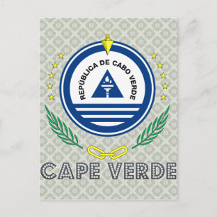 Postal Escudo de armas de Cabo Verde