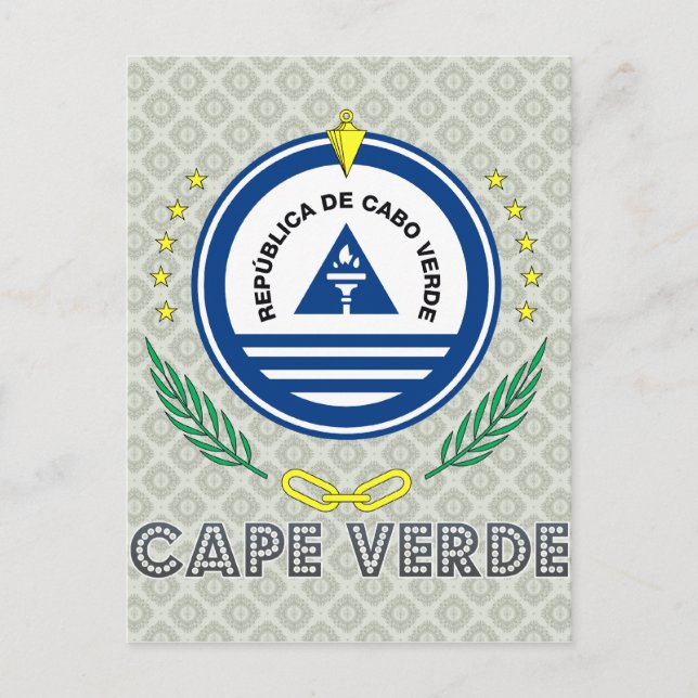 Postal Escudo de armas de Cabo Verde (Anverso)