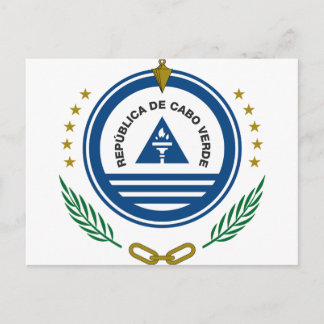 Postal Escudo de armas de Cabo Verde