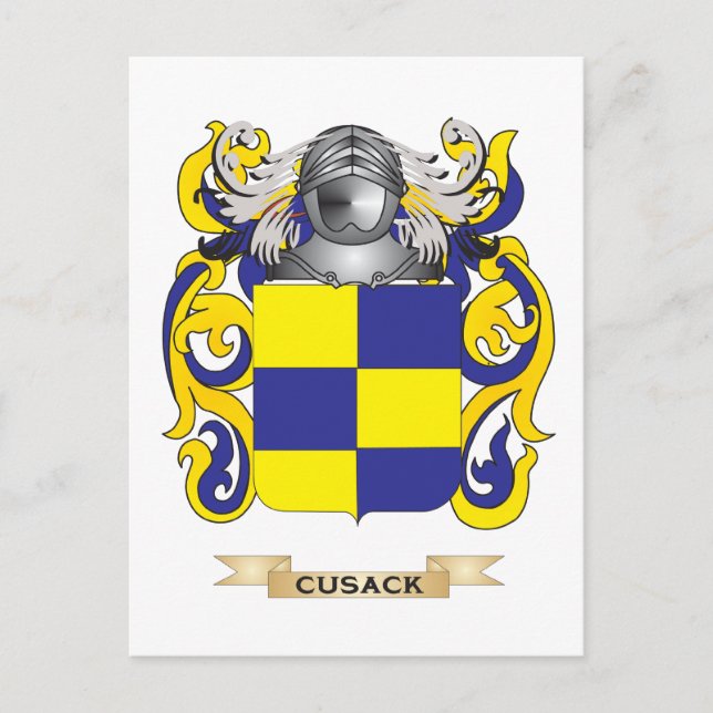 Postal Escudo de armas de cuchara (Anverso)