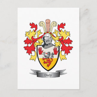 Postal Escudo de armas de Daly