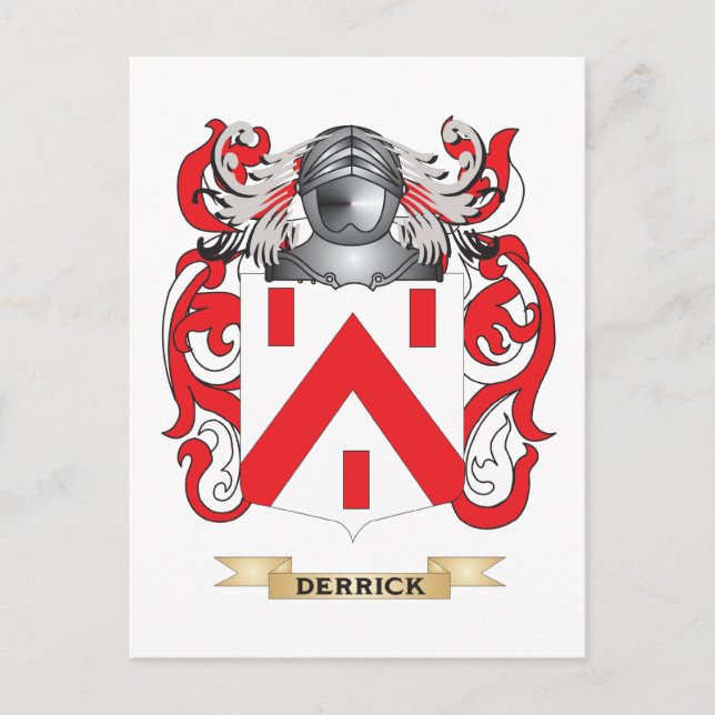 Postal Escudo de armas de Derrick (Anverso)