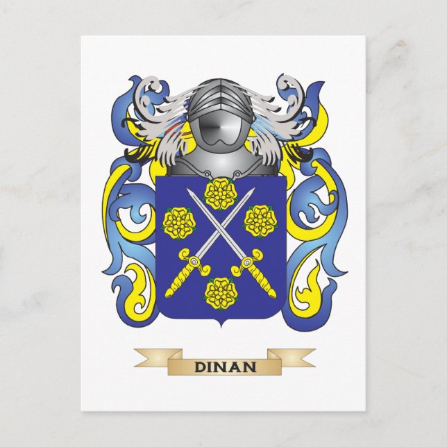 Postal Escudo de armas de Dinan (Anverso)