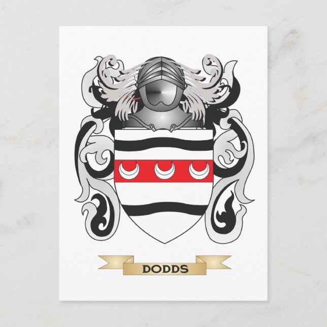 Postal Escudo de armas de Dodds (Anverso)