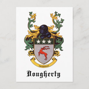 Postal Escudo de armas de Dougherty