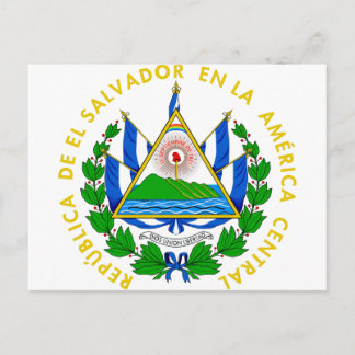 Postal Escudo de armas de El Salvador