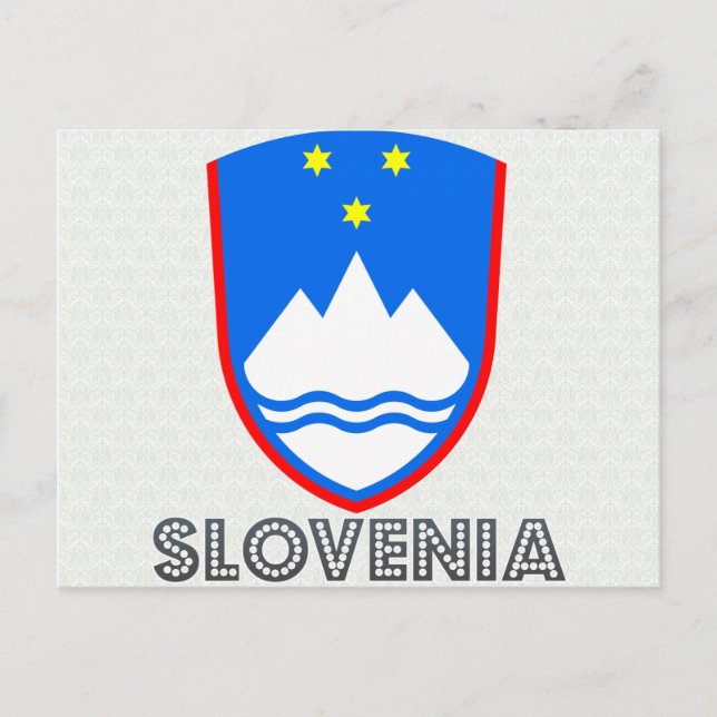 Postal Escudo de armas de Eslovenia (Anverso)