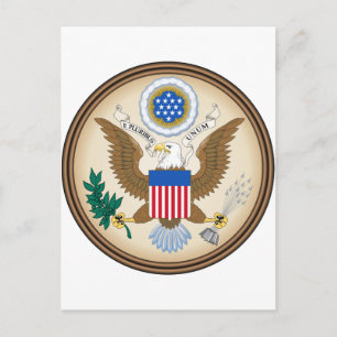 Postal Escudo de armas de Estados Unidos