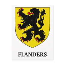 Escudo de Armas de Flandes León Heráldico