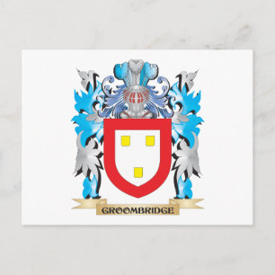 Postal Escudo de armas de Groombridge - reposo familiar