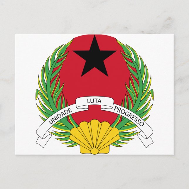 Postal Escudo De Armas De Guinea-Bissau (Anverso)