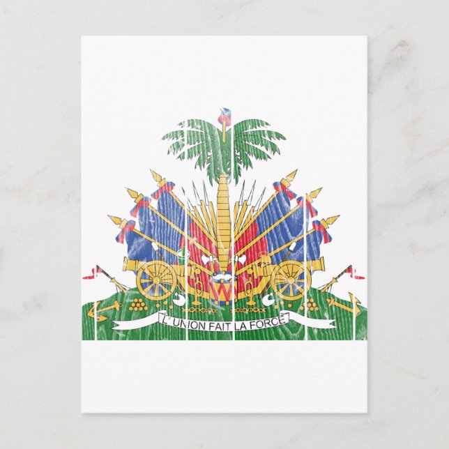 Postal Escudo De Armas De Haití (Anverso)