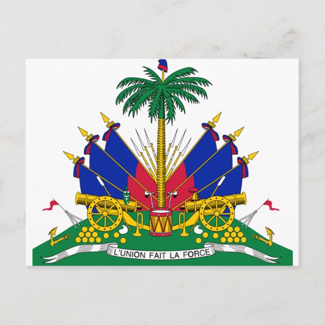 Postal Escudo de armas de Haití (Anverso)