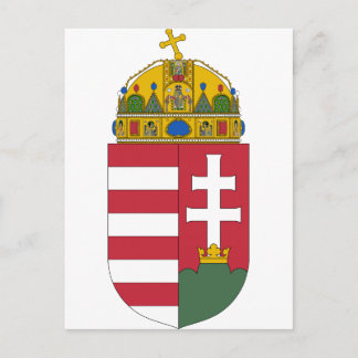 Postal Escudo de armas de Hungría