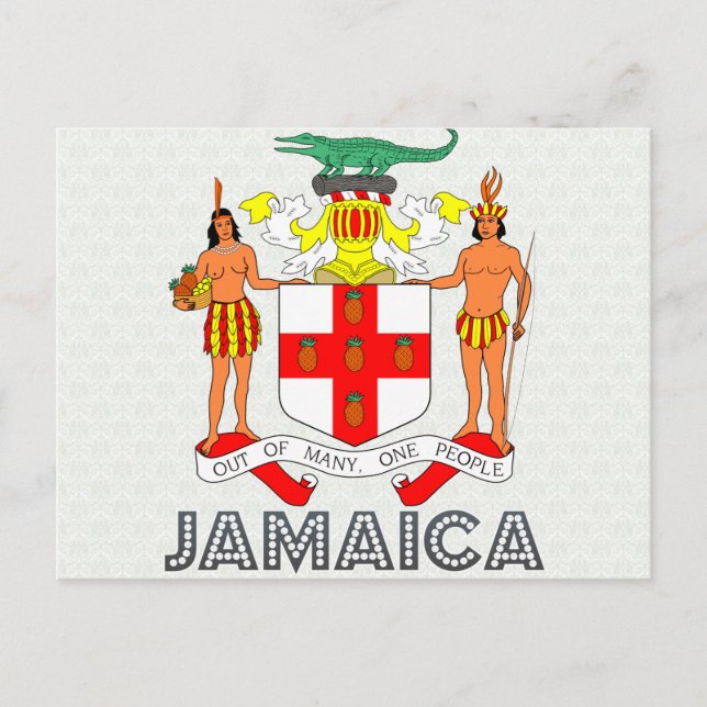 Postal Escudo de armas de Jamaica (Anverso)