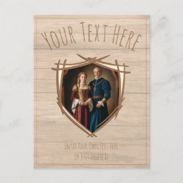 Postal Escudo de armas de Knight