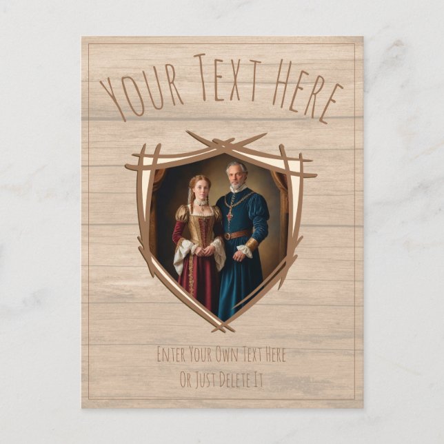 Postal Escudo de armas de Knight (Anverso)