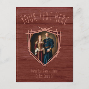 Postal Escudo de armas de Knight