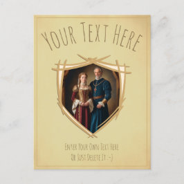 Postal Escudo de armas de Knight