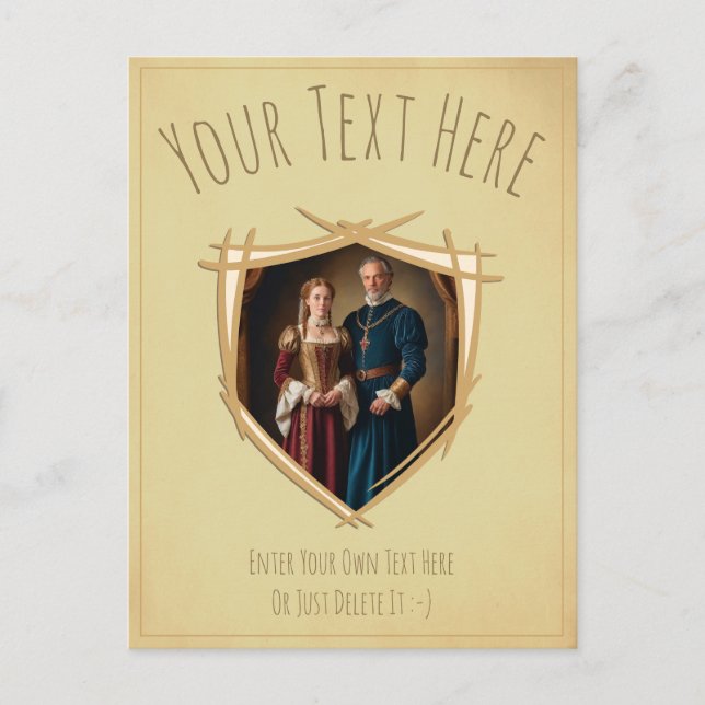 Postal Escudo de armas de Knight (Anverso)