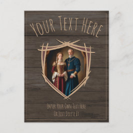 Postal Escudo de armas de Knight